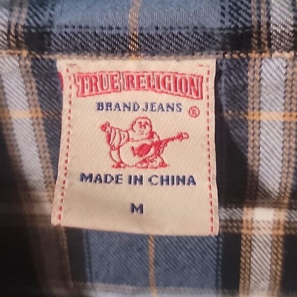 True Religion Plaid Shirt - Picture 3 of 7
